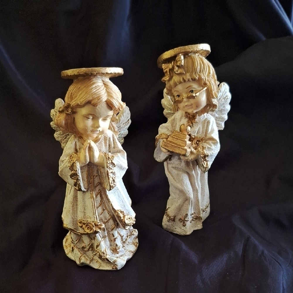 Vintage Angel Figurines Set
